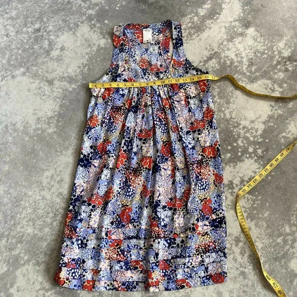 Ali Ra Womens 100% silk Sleeveless floral dress Size 4 - Picture 5 of 11